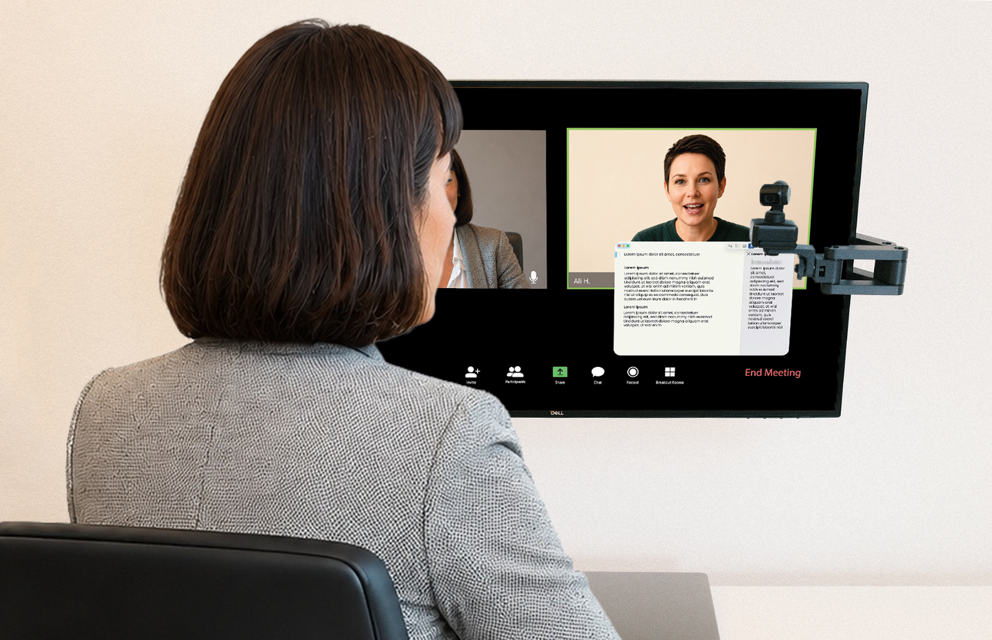 Eye Contact Webcam Arm